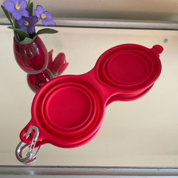 🐶Good2Go Small Collapsible Dog Bowl Duo Diner - Picture 2 of 6